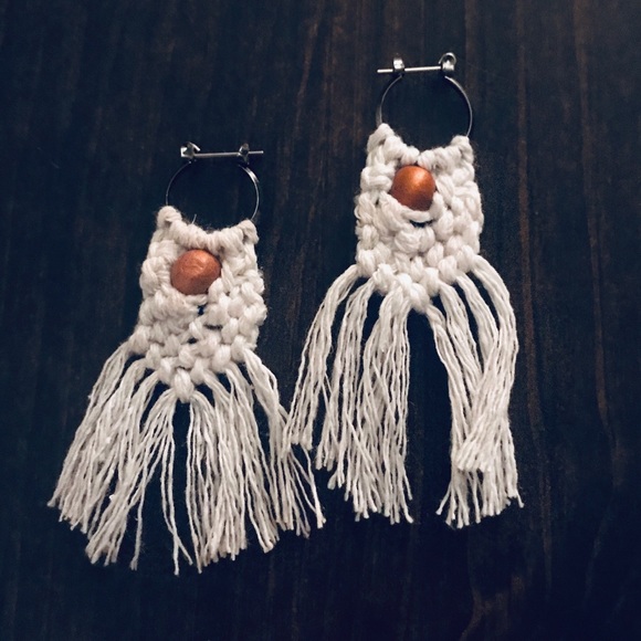 🆕»-» Handmade w/Löve «-« 3pc Macramé Earring Set » Hypoallergenic | Nickel-Free - Picture 5 of 16